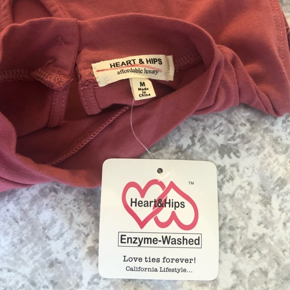 NWT Heart & Hips Rose Pink Cold Shoulder Dress SzM - Picture 5 of 8